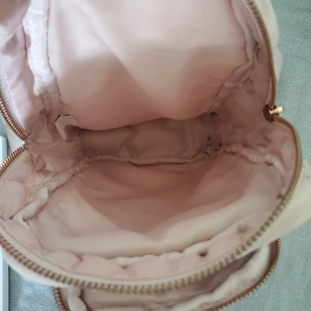 Kids Pink Unicorn Sling Bag Crossbody Backpack Rose Gold Zip fairycore whimsical